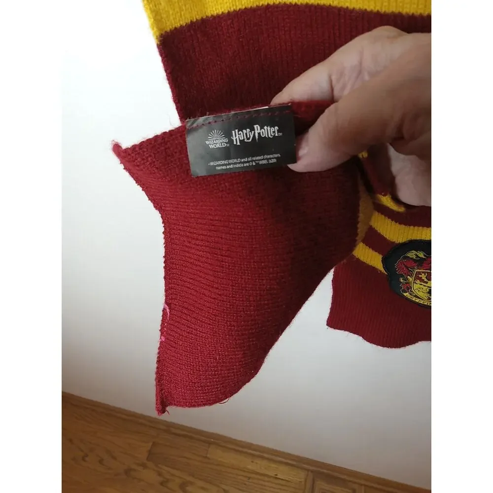 Harry Potter Scarf Unisex Gryfindor Red Yellow